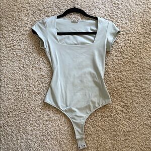 Free People Mint Bodysuit